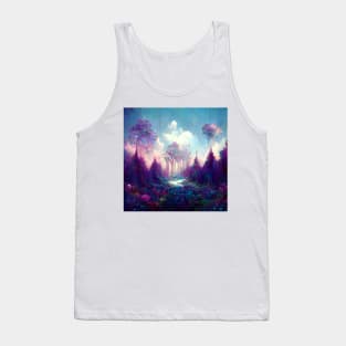 Magical Forest Landscape Tank Top